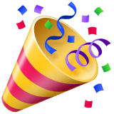 Party Popper on WhatsApp