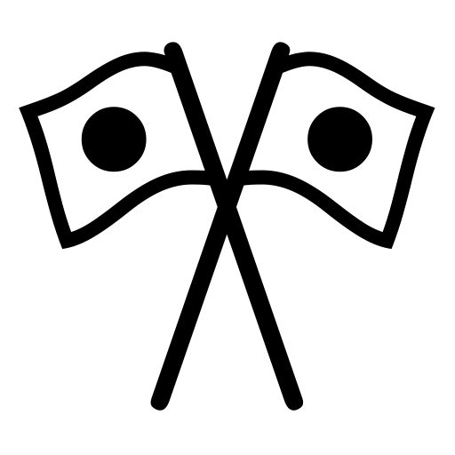 Crossed Flags on Noto Emoji