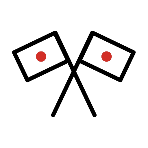 Crossed Flags on OpenMoji