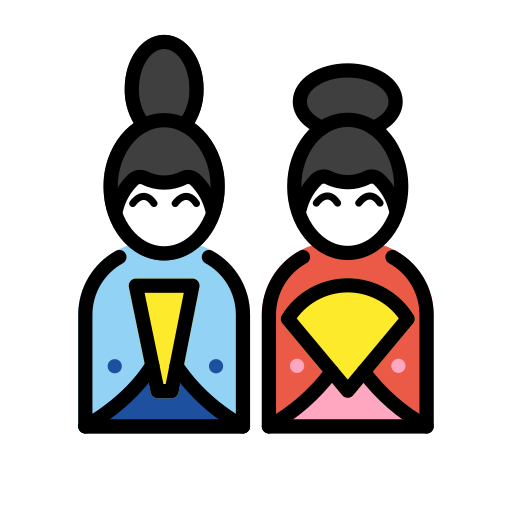 Japanese Dolls on OpenMoji