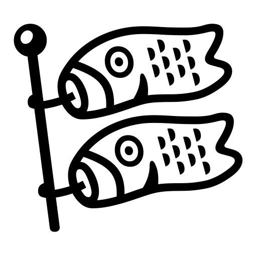 Carp Streamer on Noto Emoji