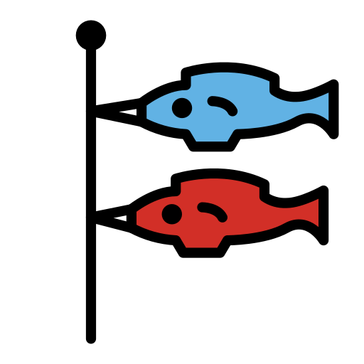 Carp Streamer on OpenMoji