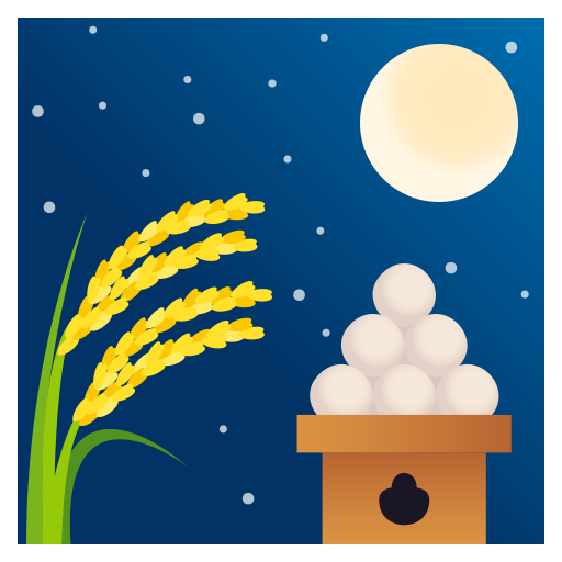 Moon Viewing Ceremony on JoyPixels
