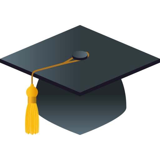 Graduation Cap on JoyPixels
