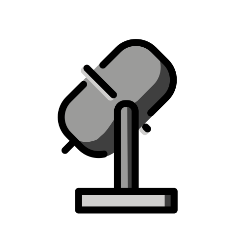 Studio Microphone on OpenMoji