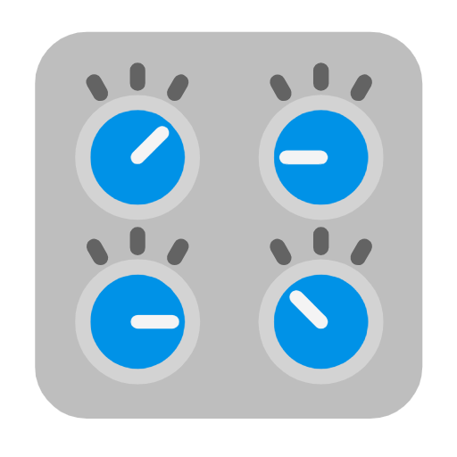 Control Knobs on Microsoft Fluent