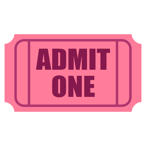 Admission Tickets on JoyPixels