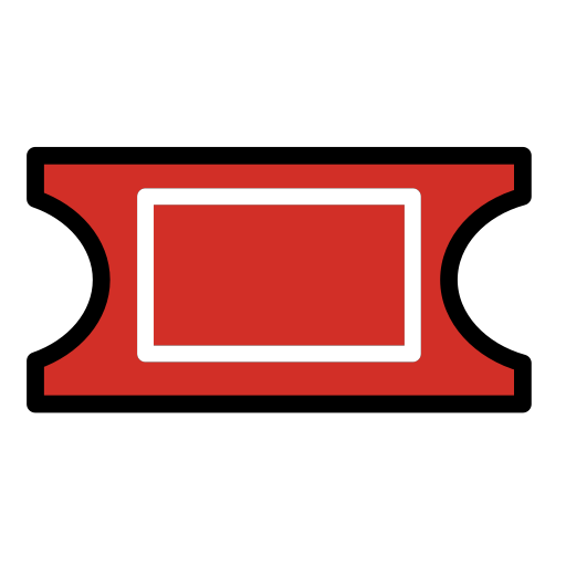Admission Tickets on OpenMoji
