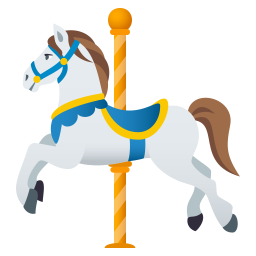 Carousel Horse on JoyPixels