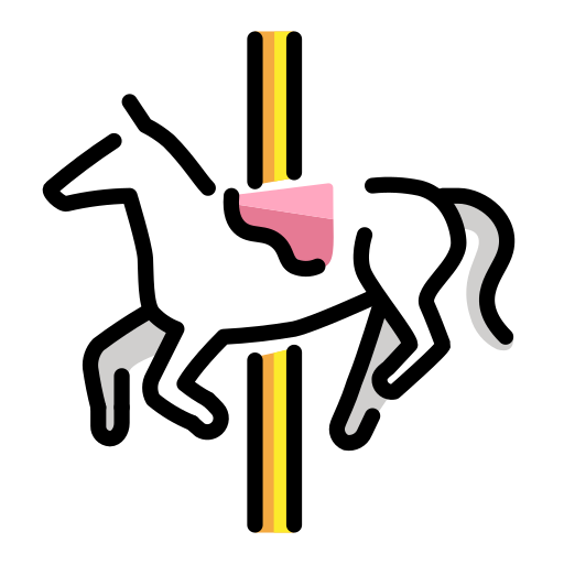 Carousel Horse on OpenMoji