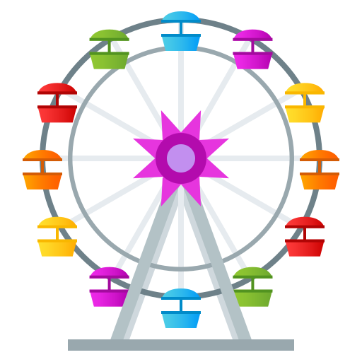 Ferris Wheel on JoyPixels