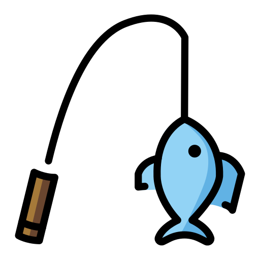 Fishing Pole And Fish on OpenMoji