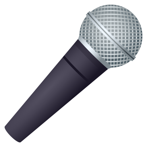 Microphone on JoyPixels