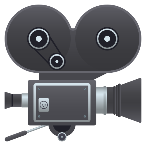 Movie Camera on JoyPixels