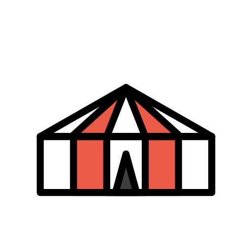 Circus Tent on OpenMoji