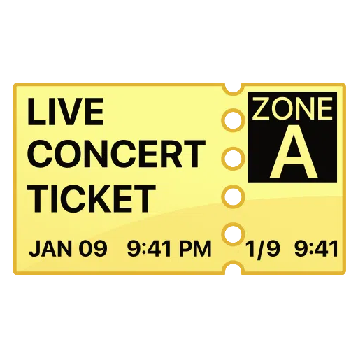 Ticket on Telegram