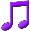 Musical Note on Samsung