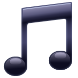 Musical Note on WhatsApp