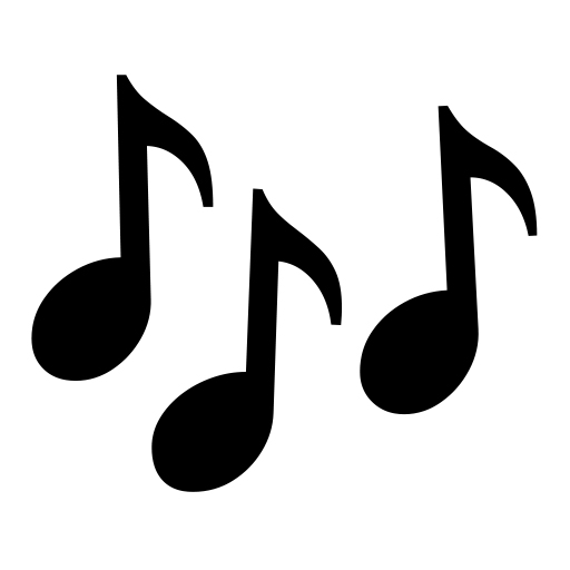 Multiple Musical Notes on Noto Emoji