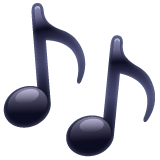 Multiple Musical Notes on WhatsApp