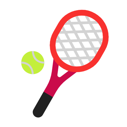 Tennis Racquet And Ball on Microsoft Fluent