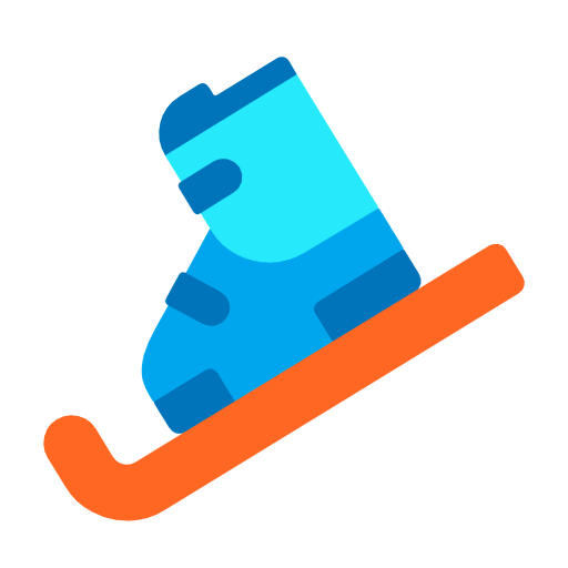 Ski And Ski Boot on Microsoft Fluent