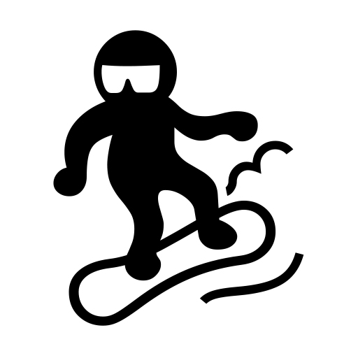 Snowboarder on Noto Emoji
