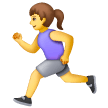 Woman Running on Samsung