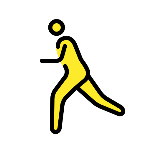 Man Running on OpenMoji