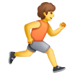 Person Running Facing Right on Samsung