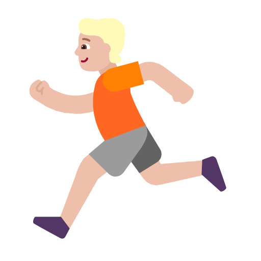 Runner: Medium-Light Skin Tone on Microsoft Fluent