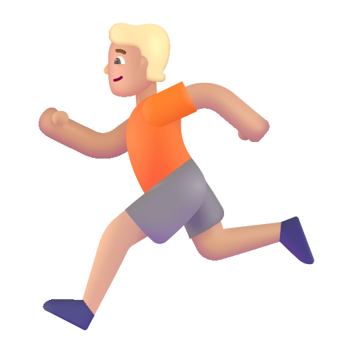 Runner: Medium-Light Skin Tone on Microsoft 3D