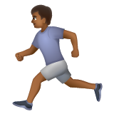 Runner: Medium-Dark Skin Tone on WhatsApp