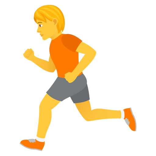 Runner on JoyPixels