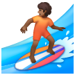 Surfer: Medium-Dark Skin Tone on Samsung