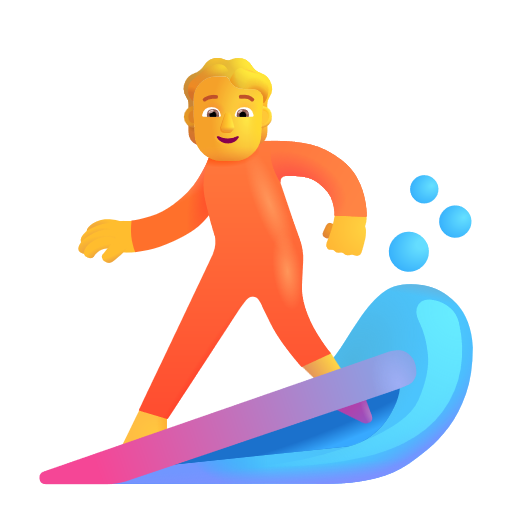 Surfer on Microsoft 3D