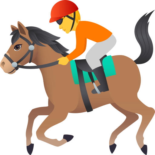 Horse Racing on JoyPixels