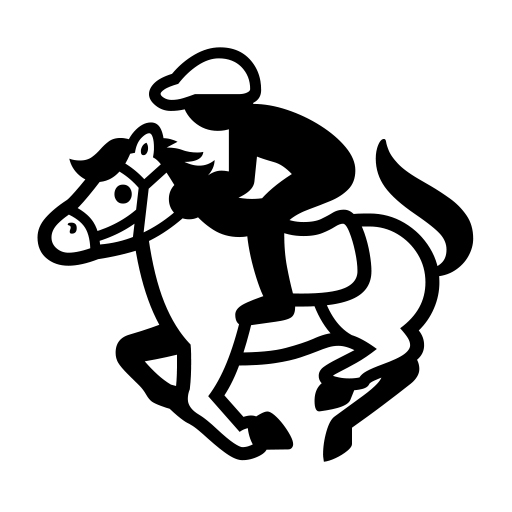 Horse Racing on Noto Emoji
