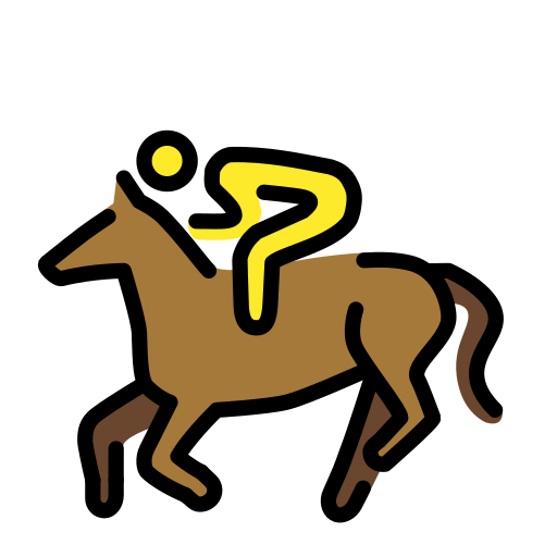 Horse Racing on OpenMoji