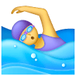 Woman Swimming on Samsung
