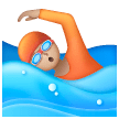 Swimmer: Medium-Light Skin Tone on Samsung