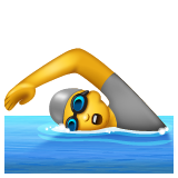 Swimmer on WhatsApp