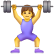 Woman Lifting Weights on Samsung