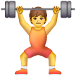Person Lifting Weights on Samsung