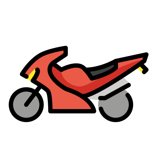 Motorcycle on OpenMoji