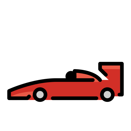 Racing Car on OpenMoji