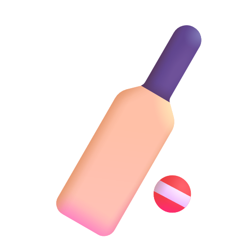 Cricket Bat And Ball on Microsoft 3D