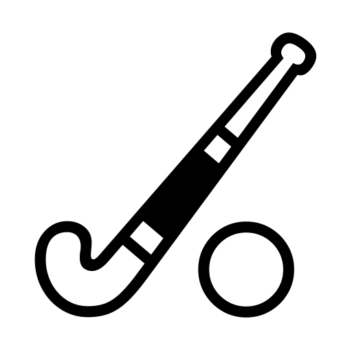 Field Hockey Stick And Ball on Noto Emoji