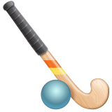 Field Hockey Stick And Ball on WhatsApp