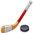 Ice Hockey Stick And Puck on Samsung